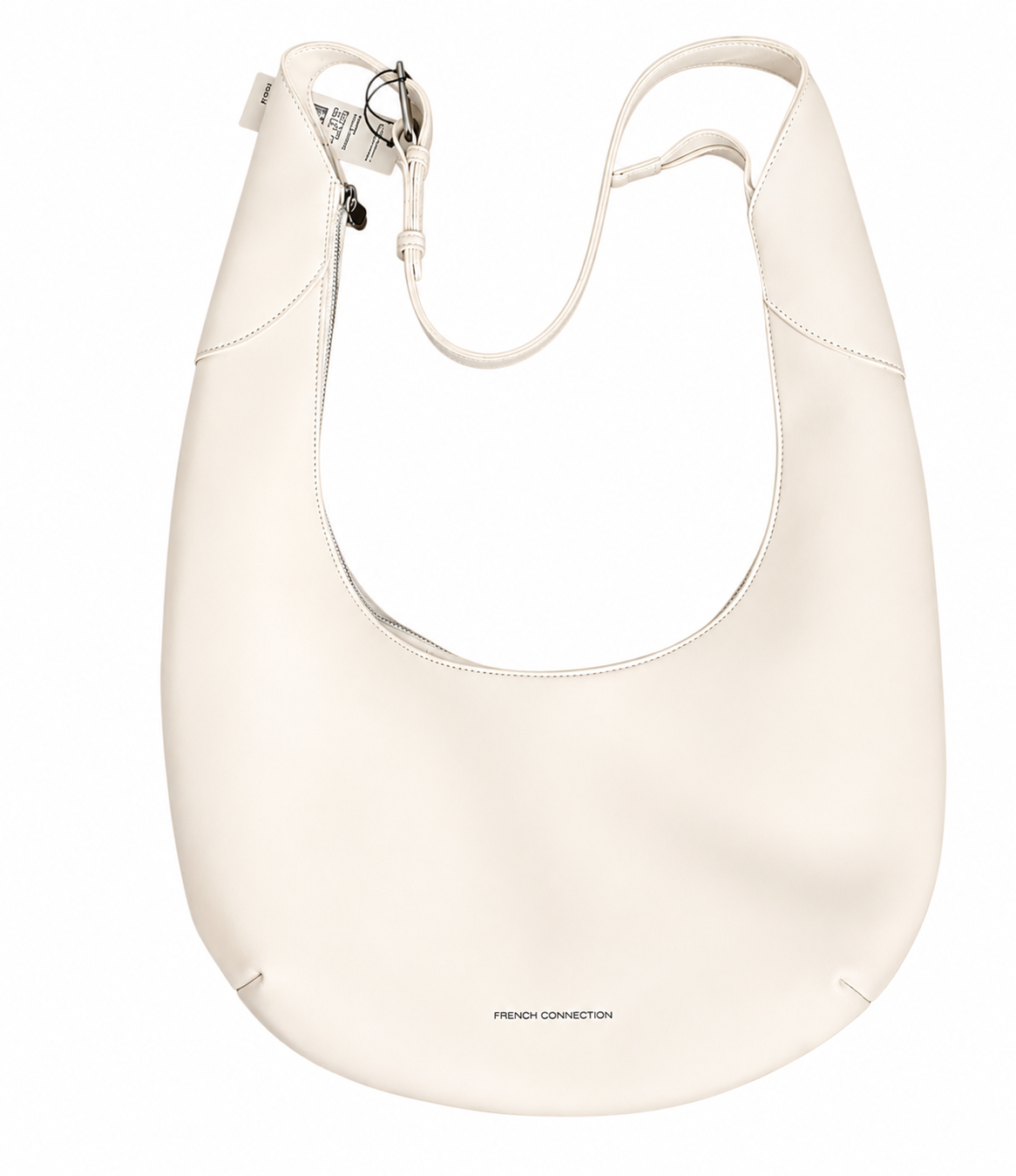 French Connection Layla Leather Half-Moon Hobo Bag