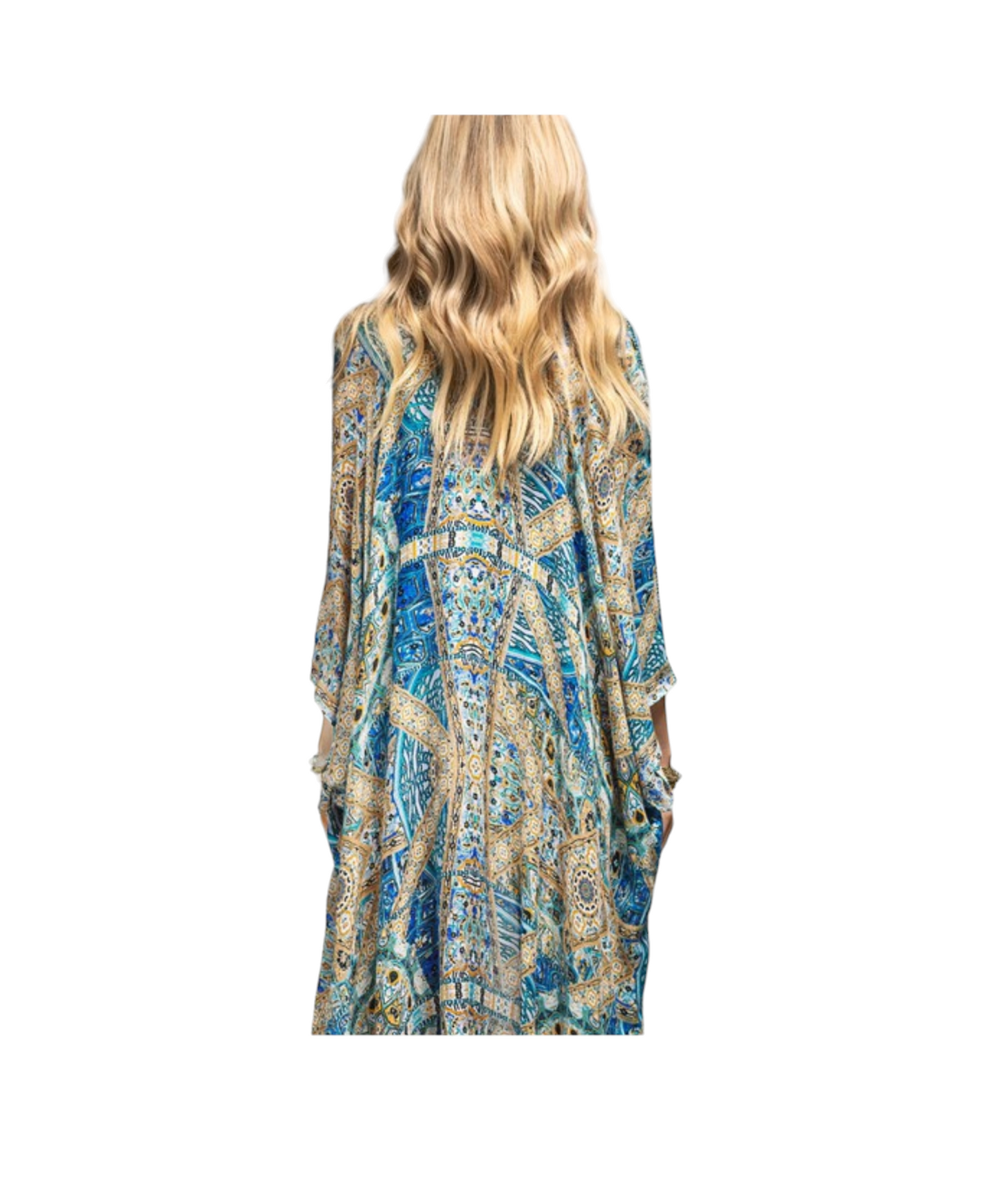 Moroccan Print Kimono