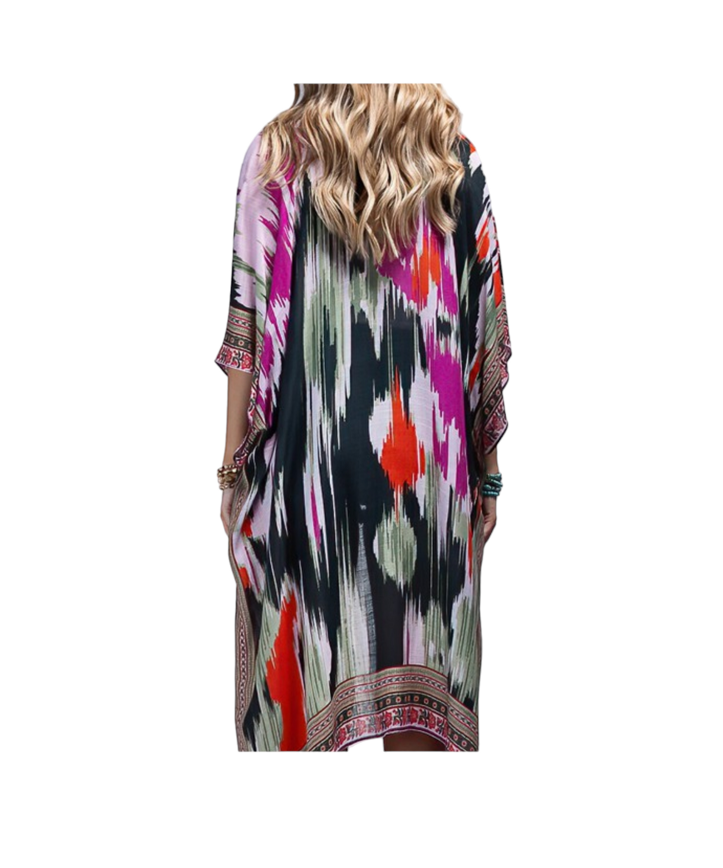 Ethnic Print Kimono