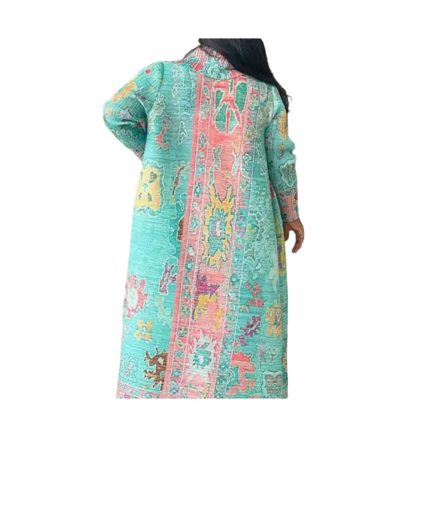 Free Size  Open Front Long Duster