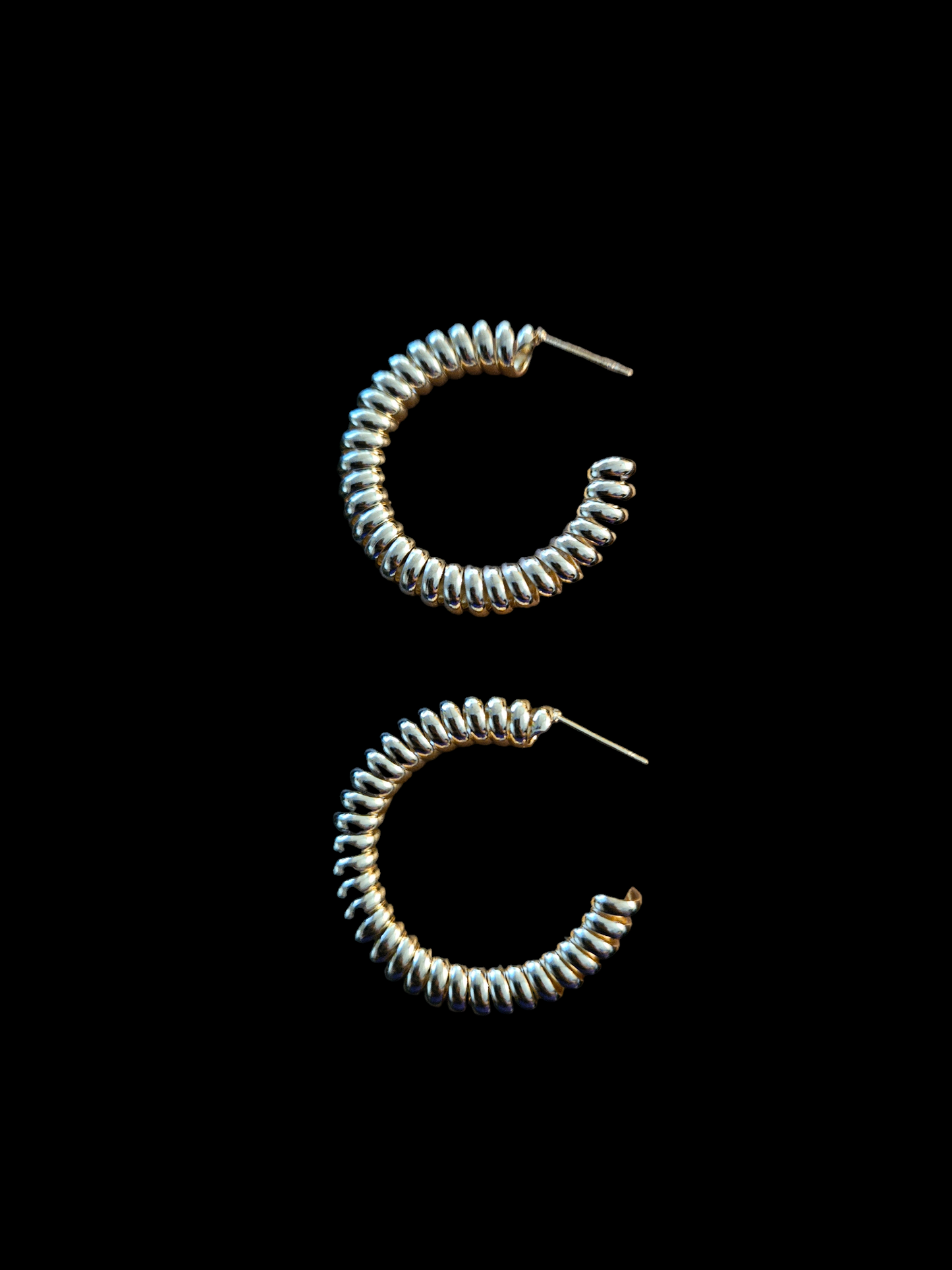 Small Spiral Hoops