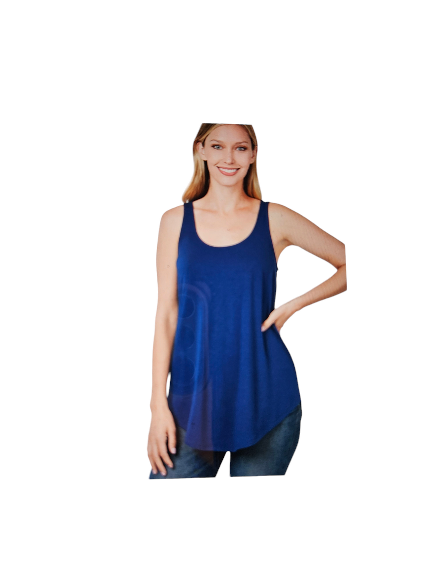 Sleeveless Roundneck Tank Top