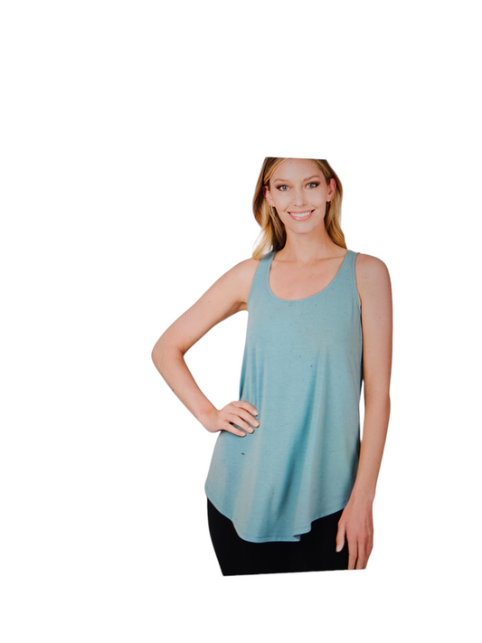 Sleeveless Round Neck Tank Top