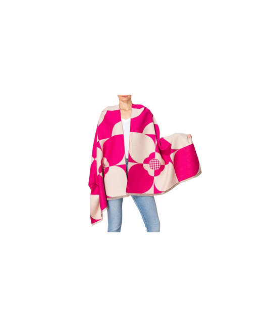 Fuchsia Poncho 135