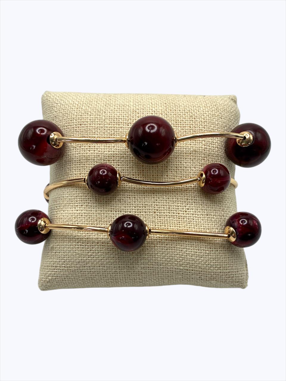 Layered Bubble Bead Bracelet