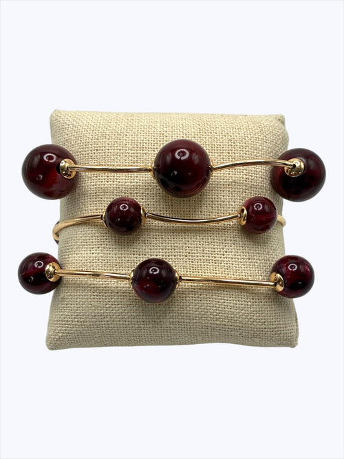 Layered Bubble Bead Bracelet