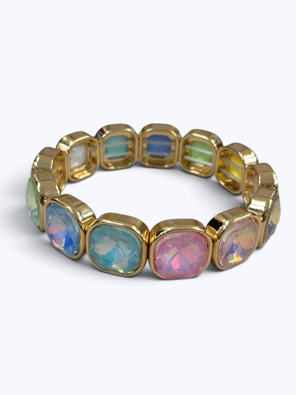 Opal Inspired Crystal Bracelet