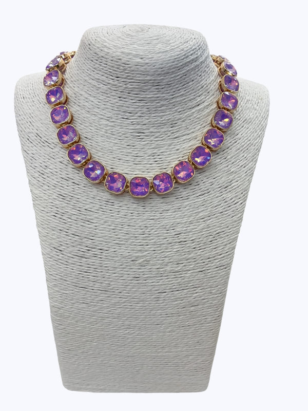 Opal Stone Link Necklace