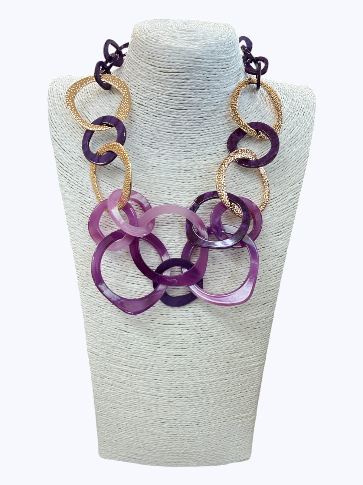 Mixed Link Acrylic Necklace